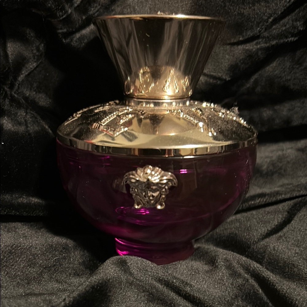 Versace Purple and Gold Perfume Bottle
